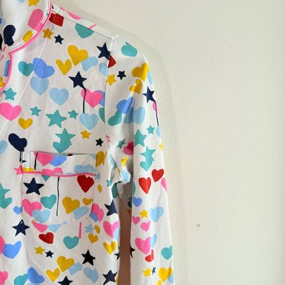 Roller Rabbit Kerri Rosenthal Starry Starry Night Long Sleeve Pajama Top Petite - Picture 4 of 10